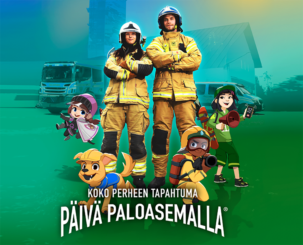 Päivä paloasemalla -tapahtuman logo.