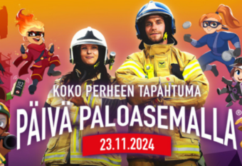 Koko perheen tapahtuma Päivä Paloasemalla 23.11.2024.