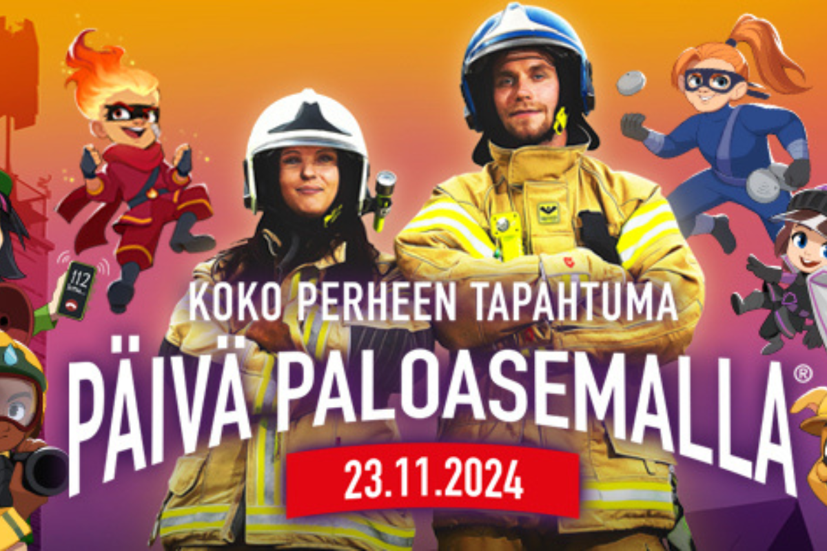 Koko perheen tapahtuma Päivä Paloasemalla 23.11.2024.